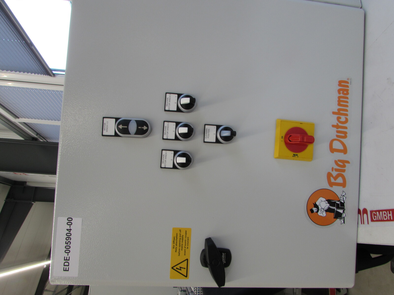 Control cabinet f/3cable winches with MLS